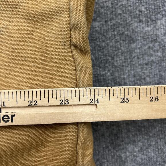 Rothco Canvas Duffel Bag Army Style Tan Heavy Duty 24x15 Large Carry All Tote - Picture 7 of 11